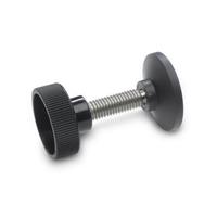 GN 421.12 Knurled Screw with Movable Thrust Pad